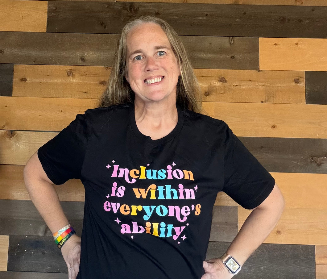 Inclusion Pastel Glitter T-Shirt