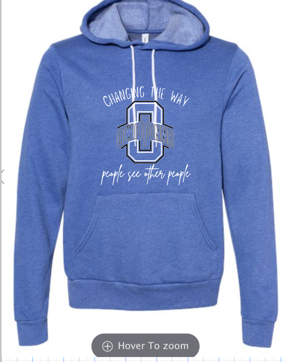 Blue- Owatonna Hoodie