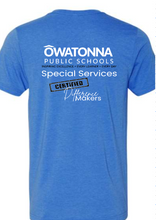 Owatonna Short Sleeve Shirt- Heather Royal Blue