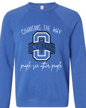 Owatonna Heather Royal Blue Crew Neck